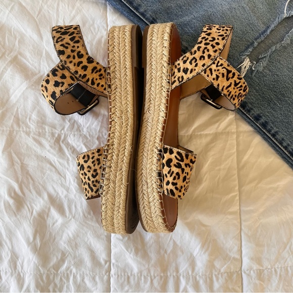 Gianni Bini‎ Platform Sandals Size 8 Cheetah Print - Picture 4 of 8